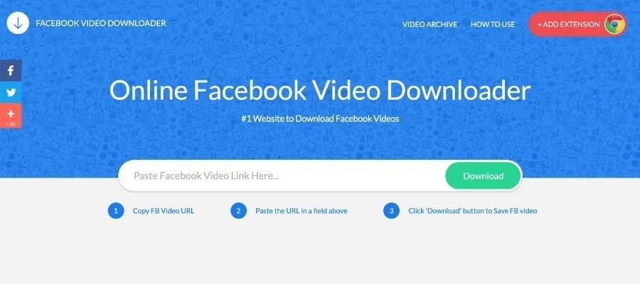 facebook video downloader for free online
